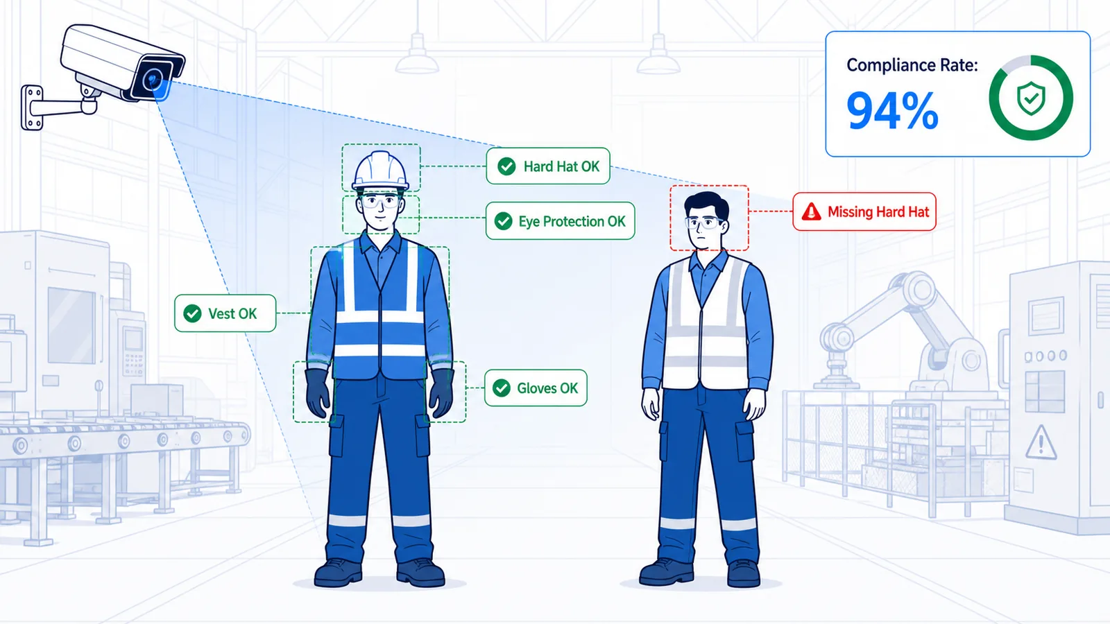 PPE Detection AI: How Computer Vision Is Reinventing Workplace Safety